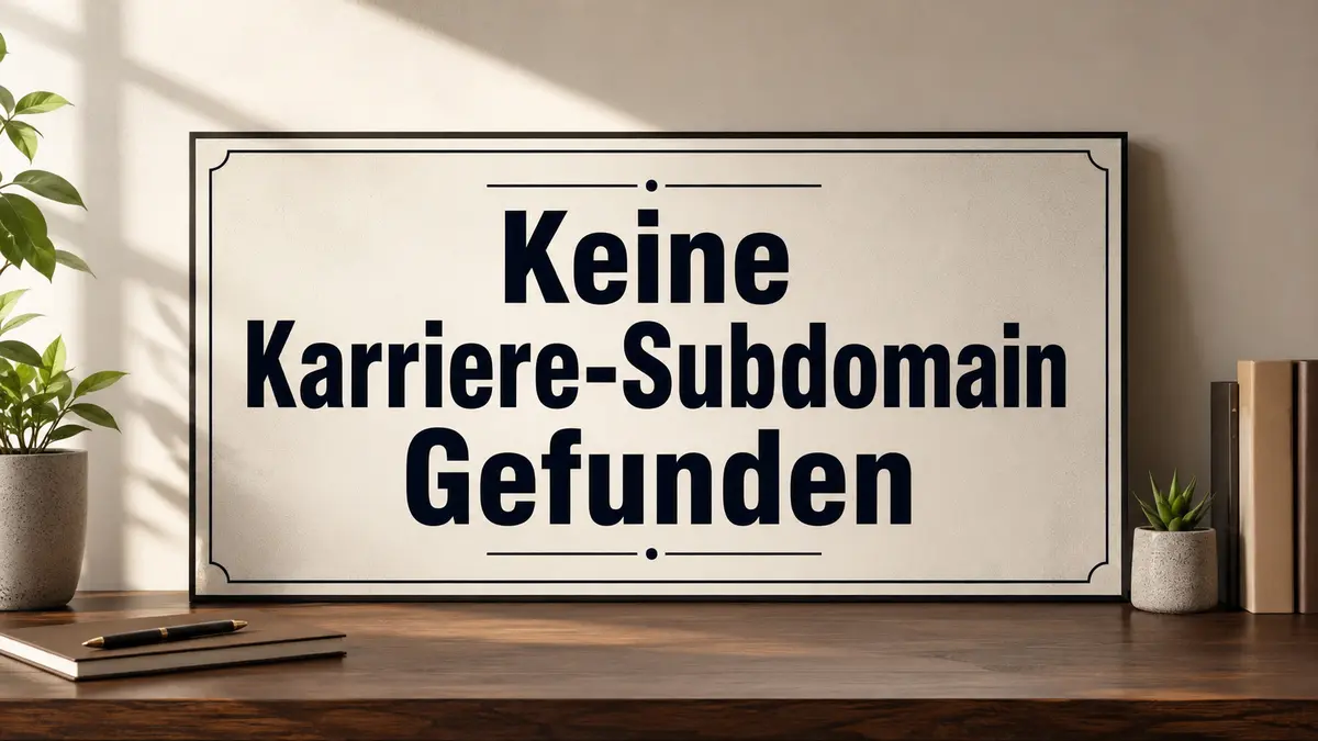 keine karriere-subdomain gefunden