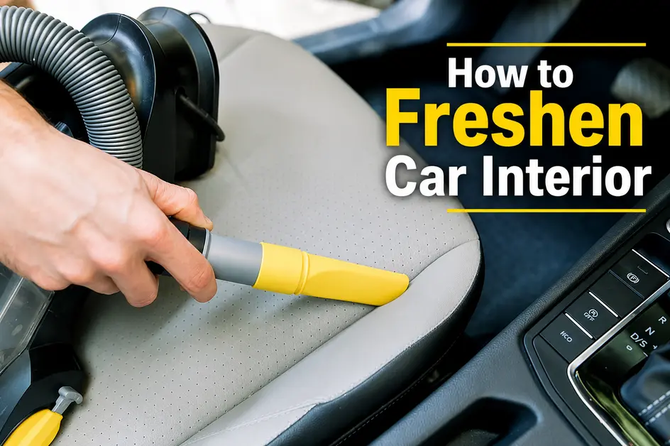 how to freshen car interior